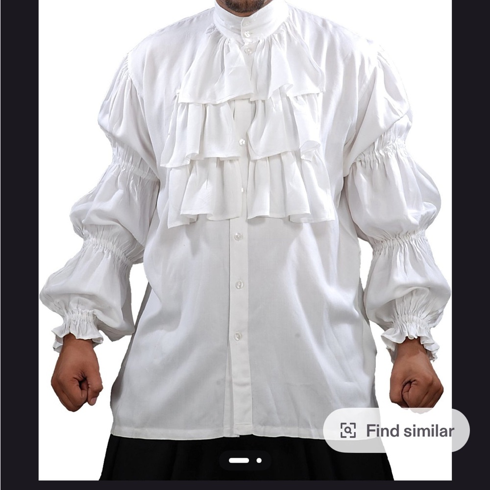 Jerry Seinfeld Puffy Shirt Mens Large